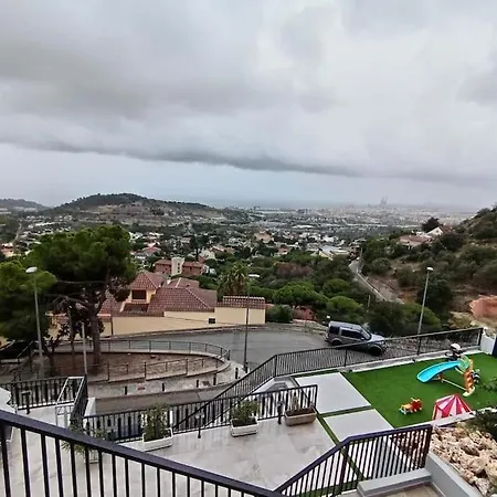 A+view Private Terrace Private Pool Family Fun * Badalona